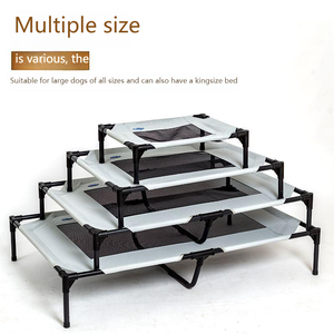 Factory Wholesale Washable Solid Rectangle Pet <strong>Beds</strong> <strong>Dog</strong> <strong>Beds</strong> Mesh <strong>Metal</strong> Frame All Seasons Portable Comfortable Moisture-proof - Product Image 5