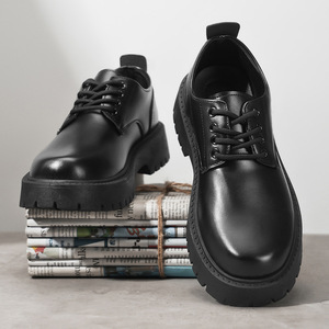 Nuove Scarpe Casual da Uomo, Stile Retrò, con Lacci, Suola Morbida, <span class=keywords><strong>Traspiranti</strong></span>, Rialzate, con Suola Spessa e Punta Larga - Product Image 2