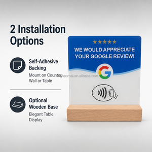 Scheda di Valutazione NFC Google per Uso Alberghiero, Supporta 100.000 Cicli di Lettura/Scrittura, Feedback Digitale Contactless dei Clienti - Product Image 4