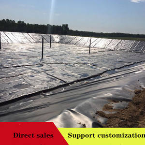 HDPE Geomembranas Membrana negra Lisa Revestimiento para estanque de peces 4m 6m Ancho Granja de peces Lago Presa Impermeabilización Precio bajo - Product Image 4
