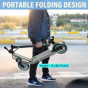 Trottinette électrique haute puissance 36V, vitesse rapide 18MPH, autonomie longue portée 25KM, trottinette électrique 350W, contrôle par application, trottinettes puissantes, trottinette haute vitesse - Product Image 5
