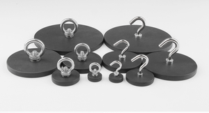 Zware rubber beklede magnetische haken, sterke magnetische zuighaken voor tent- en autolakbescherming - Product Image 4