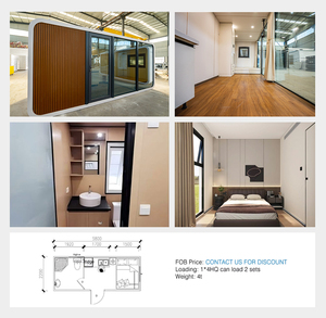 Expandable Apple Cabin Modular Container With Steel Frame Waterproof Fireproof for Tourism Resort ISO Certified <b>House</b> - Product Image 5