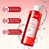 Tonique Corporel Exfoliant Éclaircissant Hydratant à l'Acide Azélaïque, Acide Malique et Nicotinamide pour le Dos – Marque Blanche