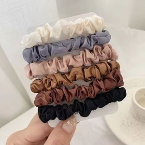 Coleteros de Satén Lisos al por Mayor, Accesorios Florales para el Cabello, Lazos y Bandas Elásticas para Mujer - Product Image 4