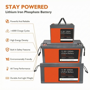 แบตเตอรี่แบบชาร์จได้ความจุสูง Deep Cycle 12.8V 200Ah รุ่น TE12100 พร้อมระบบจัดการแบตเตอรี่อัจฉริยะ (BMS) รองรับการใช้งานได้ 6000 รอบ TE12100 B - Product Image 4