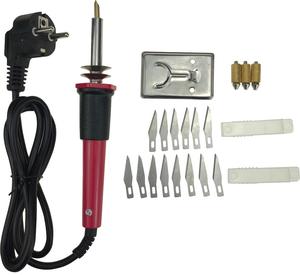 LX5017-Kit para quemar madera, herramienta creativa para soldar pirograbado con soporte para soldadura, 17 unidades - Product Image 4