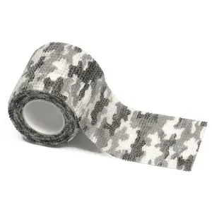 Bulk Medical Printed Sports Non Woven Tattoo Pet Grey Sports Grip Tape With Adhesive Knuckle Bandage Wrap Grip Tape Tattoo