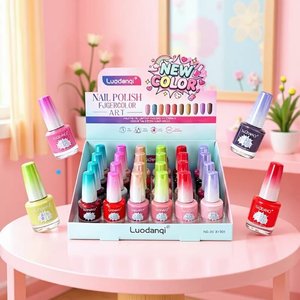 Luodanqi Esmalte de uñas, juego de 24 piezas, colorido, de larga duración, para el cuidado de la belleza de las mujeres - Product Image 2