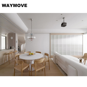 Mueble de Despensa Moderno WAYMOVE con Panel de Puerta de Acrílico Lacado, Grifo, Fregadero y Accesorios para Cocina Exterior, <span class=keywords><strong>Isla</strong></span> de Barbacoa, <span class=keywords><strong>Apartamentos</strong></span> - Product Image 5