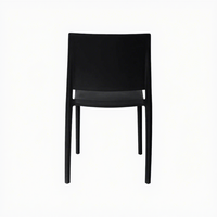 Chaise de salle à manger sans accoudoirs en plastique moulé, couleurs personnalisées OEM, vert sarcelle, certifiée BIFMA X5.1 EN 16139, pour café, restaurant, hôtel