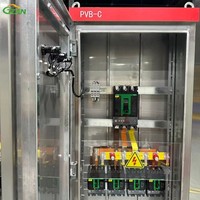 Gabinete de Distribución Solar Trifásico Personalizado para Paneles Eléctricos, Caja de Distribución de CA/CC para Paneles Fotovoltaicos, Armario Principal de 630A/400A para Granjas Solares