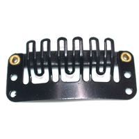 Clips pour perruques avec épingle de sûreté, vente en gros à prix abordable, clips métalliques pour extensions de cheveux, postiches, clips à pression pour perruques, Ruisi Corée