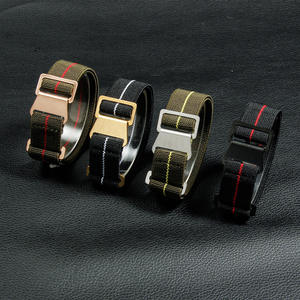 Correas de Reloj Elásticas de Nailon de 18mm/20mm/22mm, Repuesto de Tela de Paracaídas, Hebilla de Gancho y Bucle Mejorada, Correa de Reloj - Product Image 2