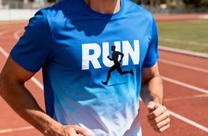 T-shirt de sport décontracté à manches courtes en polyester respirant et à séchage rapide, avec logo personnalisé et couleurs variées, idéal pour la gym, les loisirs quotidiens et les entraînements. - Product Image 5