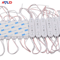 Modules LED DC 12V avec lentille d'injection SMD2835 3LEDs/pc Conception de publicité Module d'éclairage LED Modules haute luminosité