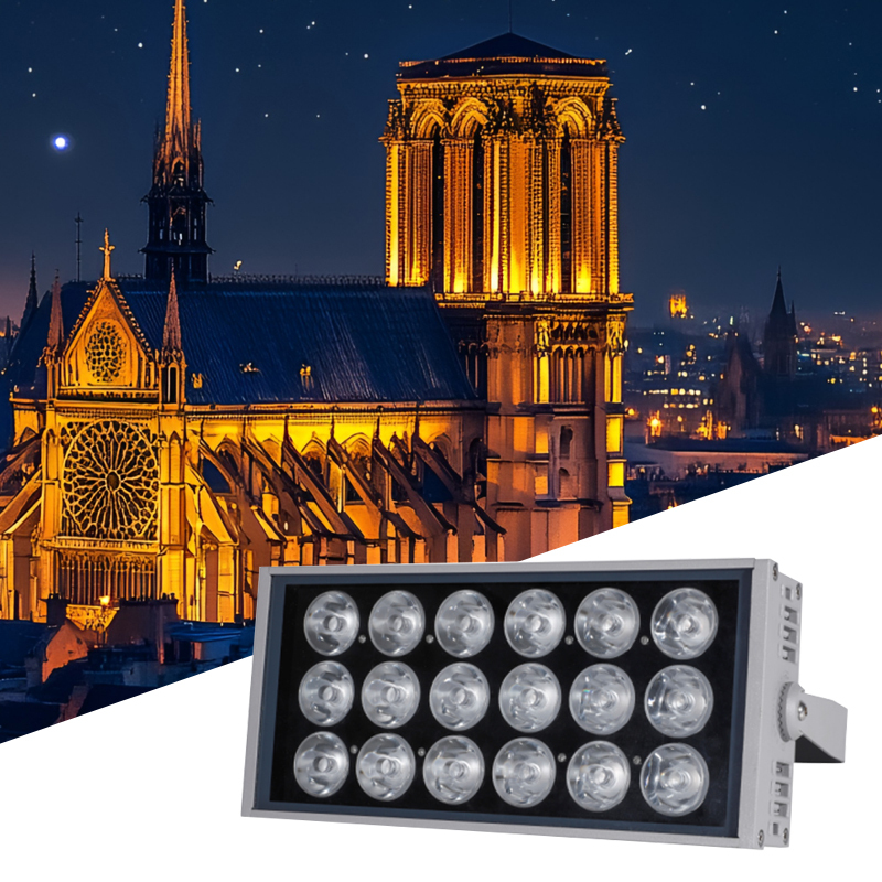 Waterproof 36W High CRI 90 LED Spot Light Remote Control 5 Beam Angle Outdoor Facade Garden Decoration Aluminum Body IP65 High