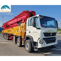 Pompe à béton SANY HAMMER neuve de 75 m à haute efficacité pour camion diesel, idéale pour les travaux de construction