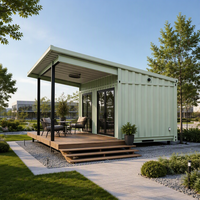Maison conteneur préfabriquée de luxe en acier, directement de l'usine, pour complexe hôtelier moderne en milieu rural et villa résidentielle privée
