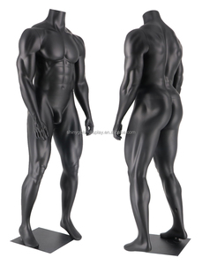 Maniquíes Masculinos Deportivos de Fibra de Vidrio de Alta Gama, Cuerpo Completo, <span class=keywords><strong>Busto</strong></span>, Negro, Músculos Grandes, Maniquí Deportivo Masculino para Ropa Deportiva - Product Image 6