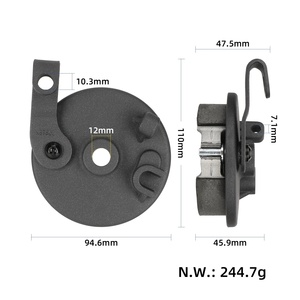 Cubierta de Freno de Tambor Metálica para Patinete Eléctrico Mi 6, Accesorio de Repuesto para Freno de Tambor de Patinete XM 6 - Product Image 2