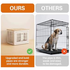 Étagère murale pour micro-ondes en métal et bois robuste de 32 pouces avec tiroir supérieur étanche, couleur personnalisable - Product Image 5