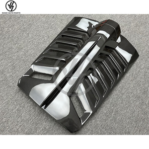 New Dry Carbon Fiber <b>Engine</b> Cover <b>Hood</b> Lambo Huracan LP580 LP610 EVO STO Rear Bonnet Car Parts Black 2017-2019 - Product Image 5