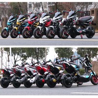 Grande moto électrique tout-terrain robuste 50 km/h 48V/60V/72V avec cadre en acier, fourche à suspension et moteur 500W-2000W pour adultes