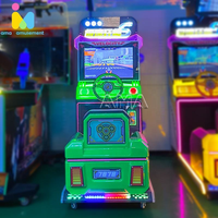 Machine de jeu vidéo Machine d'arcade de voiture de course à grande vitesse de 19 pouces à pièces pour les enfants
