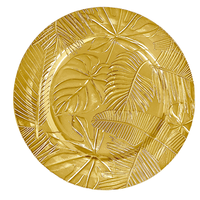 Assiettes de Présentation en Gros, Luxe, Durables, en Plastique, 13 Pouces, en Stock, Pigmentées, Personnalisables pour Mariages et Hôtels