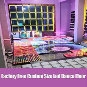 Suministros de fiesta vinilo pista de baile envoltura boda personalizada con luz de relleno Led - Product Image 4