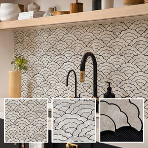 Tuile de <span class=keywords><strong>mosaïque</strong></span> autocollante de style nuage moderne pour mur intérieur, panneau composite en aluminium, salon et hôtel - Product Image 3