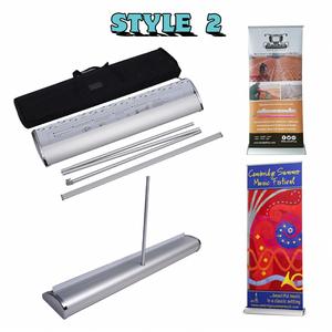 Base Retráctil para Exhibición Publicitaria Enrollable de Aluminio, Portátil, Ligera y Resistente al Viento, 85x200 cm - Product Image 3