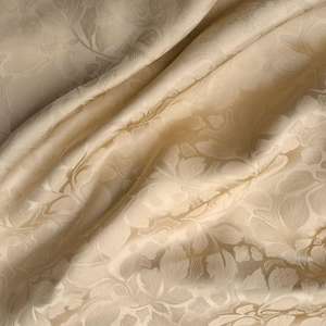 100% 뽕나무 새틴 원단 16mm 꽃 자카드 원피스 셔츠 잠옷 침구 결혼식 의상 짠 - Product Image 3