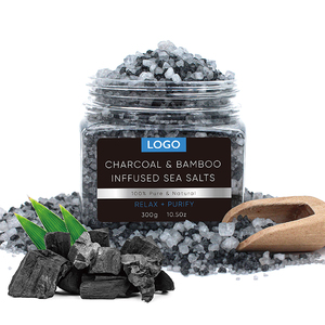 Huile <span class=keywords><strong>de</strong></span> charbon <span class=keywords><strong>de</strong></span> bois biologique OEM, sel <span class=keywords><strong>de</strong></span> <span class=keywords><strong>bain</strong></span> à tremper, epssom avec fleurs, <span class=keywords><strong>bain</strong></span> dans un emballage en pot - Product Image 3