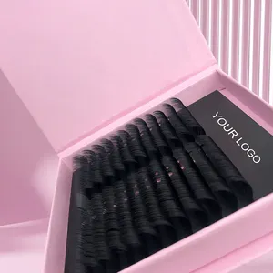 Extensions Wholesale Matte Black Cashmere Silk Lash Extensions Volume Lash Tray Mink Individual Professional Eyelash Extensions