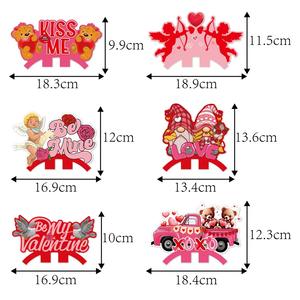 Decoraciones para Fiesta de San Valentín, Adorable Oso de Peluche con Alas y Lazo, Recuerdo de Boda, Accesorios para el Cabello para Sesiones de <span class=keywords><strong>Fotos</strong></span> - Product Image 4