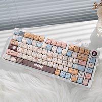 Clavier mécanique filaire personnalisé LEOBOG Hi75c RGB, structure en aluminium avec joint, ergonomique, pour ordinateur de bureau, nouveau son Mahjong silencieux