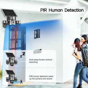أحدث تصميم لعام <span class=keywords><strong>2026</strong></span>: كاميرا لاسلكية تعمل بالطاقة الشمسية بتقنية 4G مع خاصية التتبع الحركي ودقة 6 ميجابكسل للاستخدام الخارجي مع إنذار PIR للمنزل والحديقة - Product Image 5