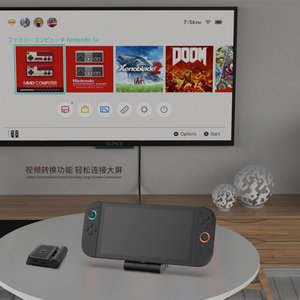 ฟังก์ชัน<span class=keywords><strong>แปลง</strong></span>วิดีโอ DOBE เพื่อการเชื่อมต่อหน้าจอขนาดใหญ่ได้ง่าย แท่น<span class=keywords><strong>แปลง</strong></span>วิดีโอสำหรับ <span class=keywords><strong>Nintendo</strong></span> <span class=keywords><strong>Switch</strong></span> 2 - Product Image 6