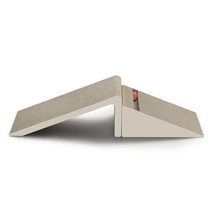 Gratte-<span class=keywords><strong>chat</strong></span> à <span class=keywords><strong>angle</strong></span> droit 2-en-1 et jouet pour animaux de compagnie en papier durable pour une utilisation sur plusieurs surfaces contre le mur - Product Image 6