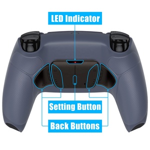 EXtremeRate - Accesorios de Juego Mejorados, Botones Traseros Metálicos Dual Sense, Reasignables, Kit de Reasignación RISE4 V3 para PS5 BDM030/040/050 - Product Image 3