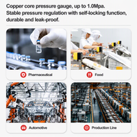 Unité de traitement d'air AC5010-10D, filetage 101 pouces, filtre de précision 5m, filtre à air en alliage d'aluminium, régulateur, lubrificateur pneumatique