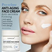 Crème hydratante de marque privée, pommade de visage anti-rides, anti-vieillissement, action pro-xylian, pour femmes