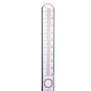 Lab 5 10 <span class=keywords><strong>15</strong></span> 20ml yüksek borosilikat 3.3 cam testi fermantasyon tüpü ayak tabanı kaide desteği ile mezun - Product Image 3