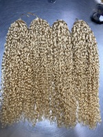 Offre Spéciale – Cheveux Vietnamiens 100 % Naturels, Non Traités, Prix Usine, Plumes de Cheveux au Crochet pour Tresses, Bouclés Pixie 613 #   pour un style bouclé