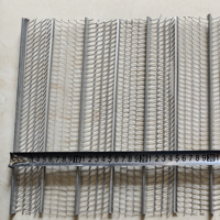 Profilé d'angle en métal expansé galvanisé 2A pour le renforcement des angles des murs en plâtre et en stuc