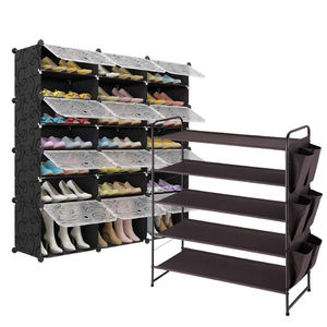 Vente chaude Étagères de stockage de <span class=keywords><strong>chaussures</strong></span> et supports Organisateur Boîte à <span class=keywords><strong>chaussures</strong></span> empilable transparente pour un usage domestique - Product Image 2