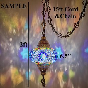 SIMIG, lámpara colgante del sudeste asiático, lámpara de <span class=keywords><strong>techo</strong></span> mediterránea exótica, <span class=keywords><strong>globo</strong></span> hecho a mano para mesa de cena, Hotel, restaurante - Product Image 3