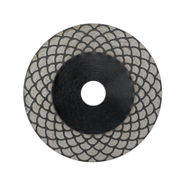 Lame de scie diamantée de 125 mm avec motif en écailles de poisson pour le polissage, le traitement des bords et la découpe de carreaux, de marbre et de pierre de quartz